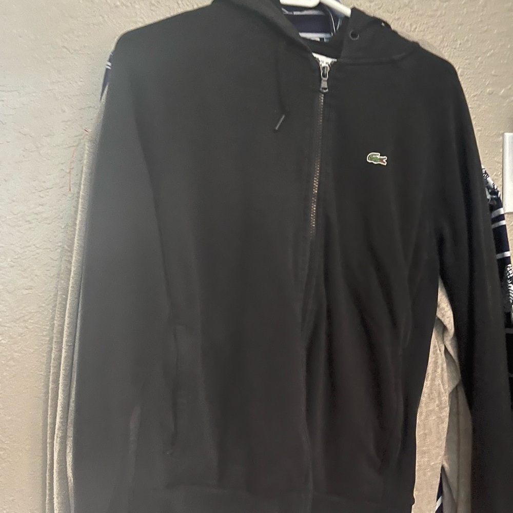 Lacoste Classic Black Hoodie